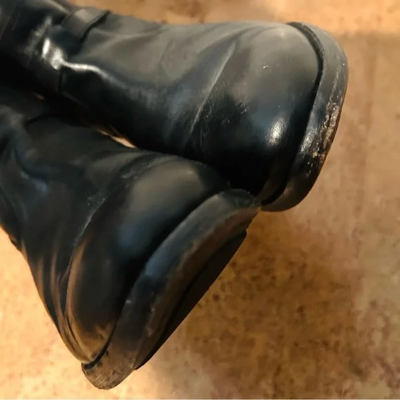 Frye Lindsay Plate Boot in Black Leather - Picture 13 of 14